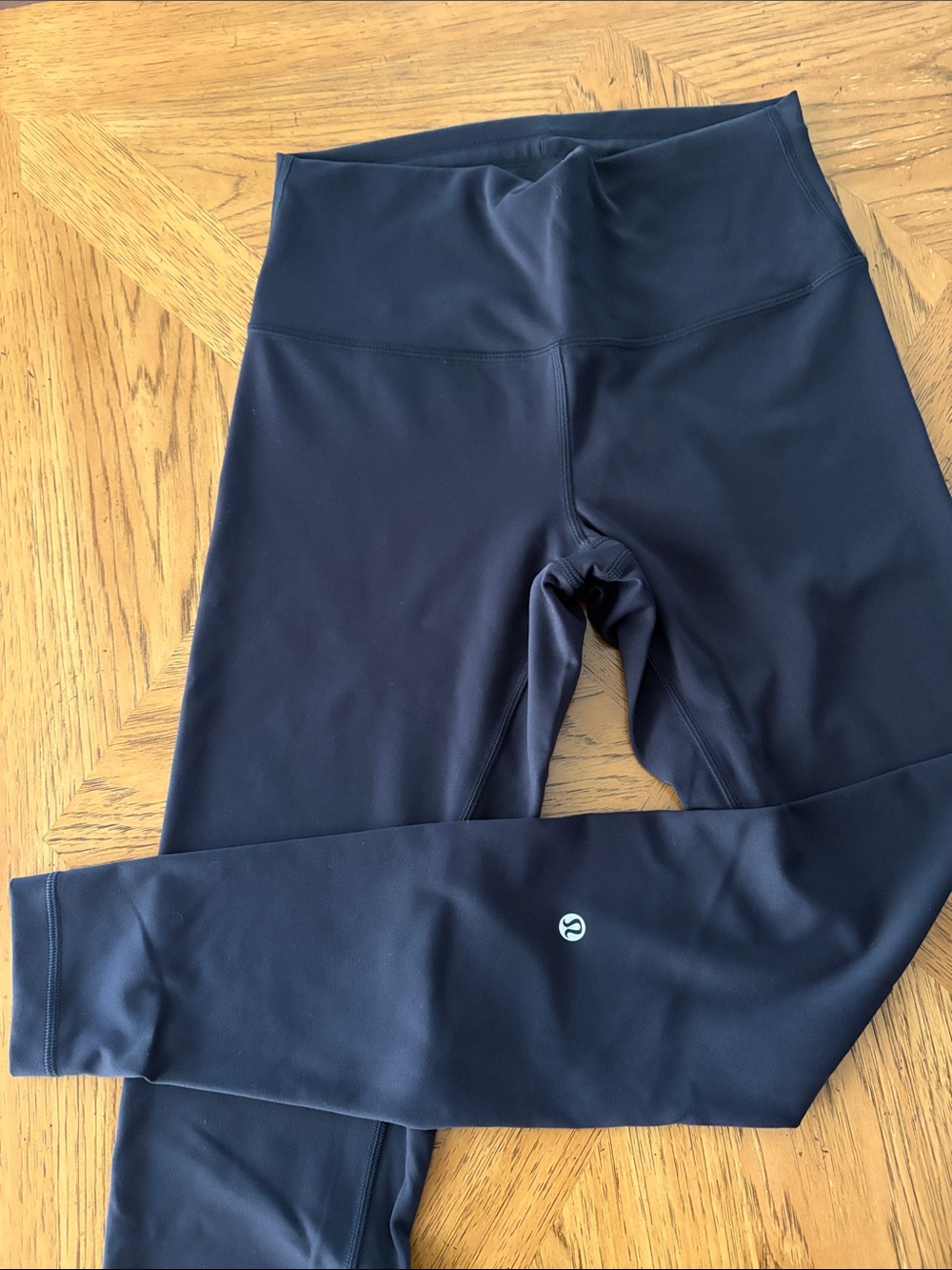 Lululemon athletica Wunder Train high rise Leggings size 8 nightmoth purpleblack
